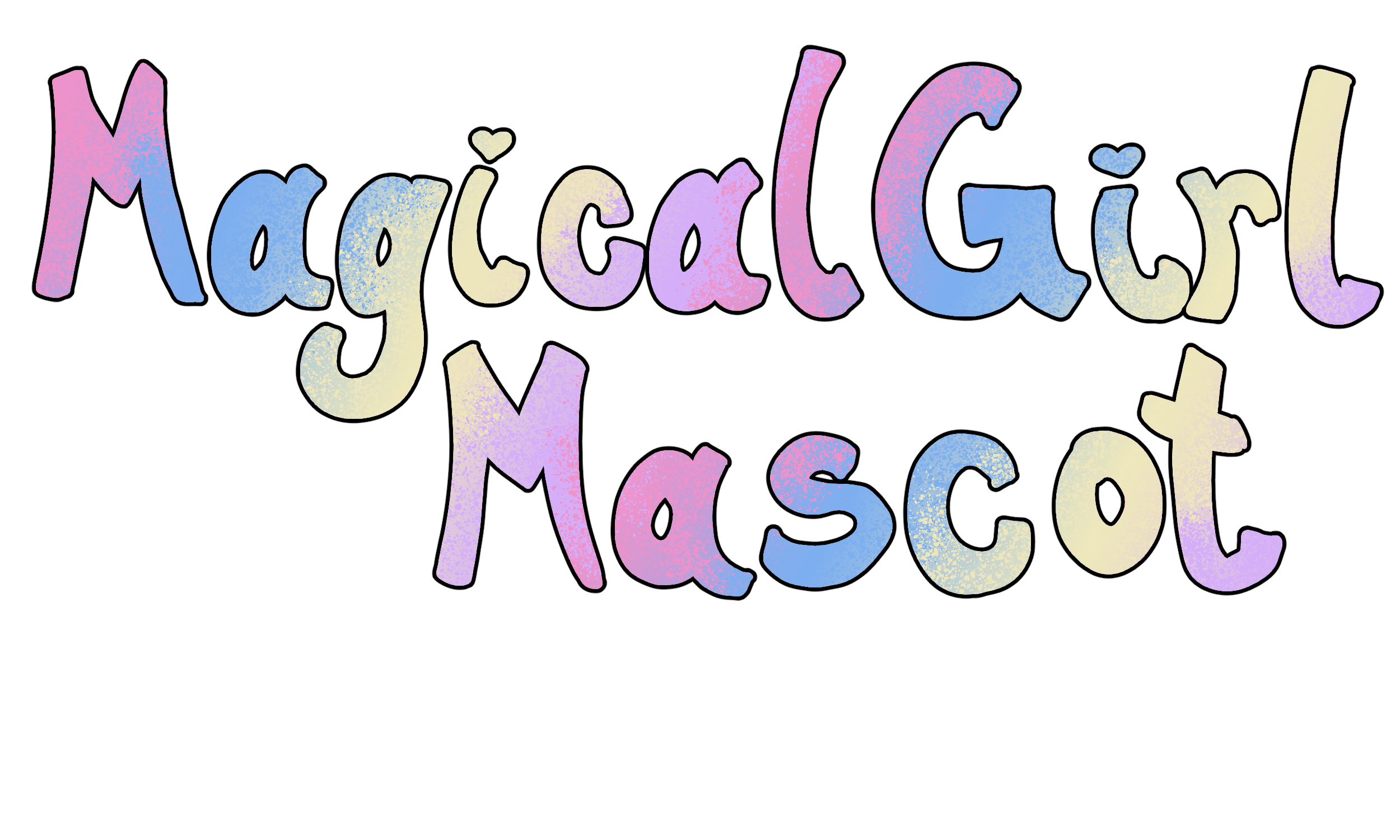 Rainbow text reading Magical Girl Mascot.